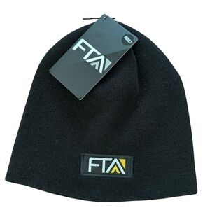 FXR Gear FTA Full Throttle Beanie Cap Classic Skull Fit Knit Hat in Black Unisex